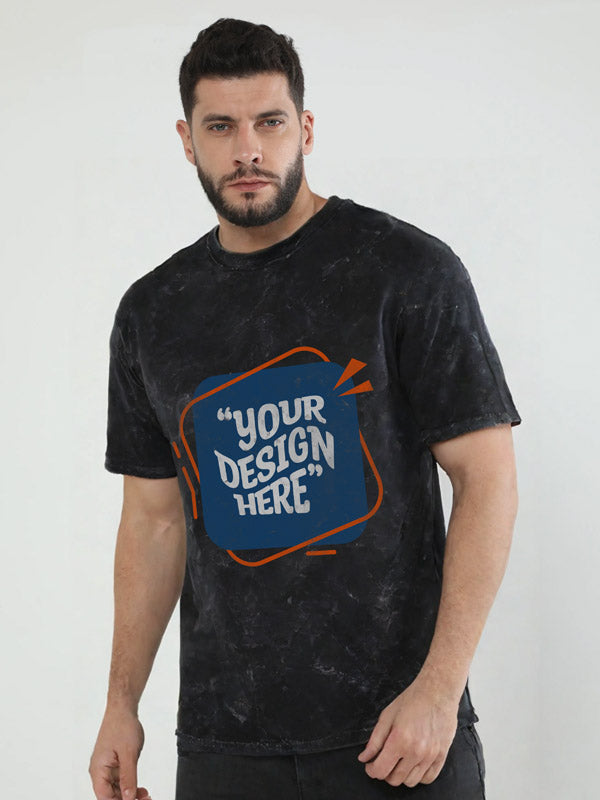 Acid Wash Oversized T-shirt  240 GSM
