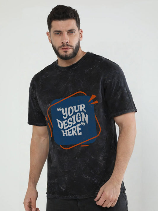 Acid Wash Oversized T-shirt  240 GSM