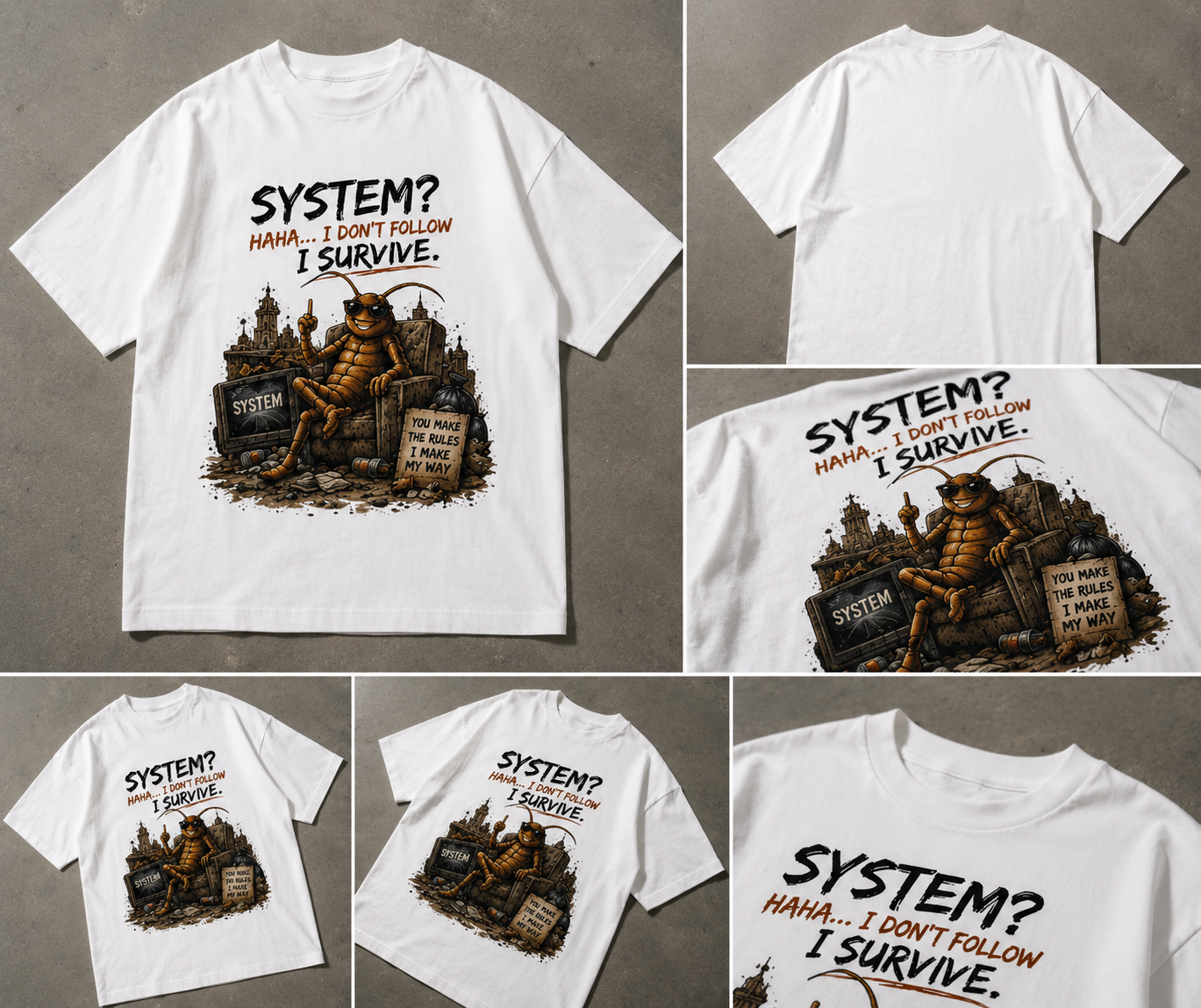 Unisex Oversized Standard T-Shirt 180 gsm