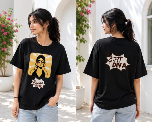 Bairan Unisex Oversized Classic T-Shirt 240 GSM