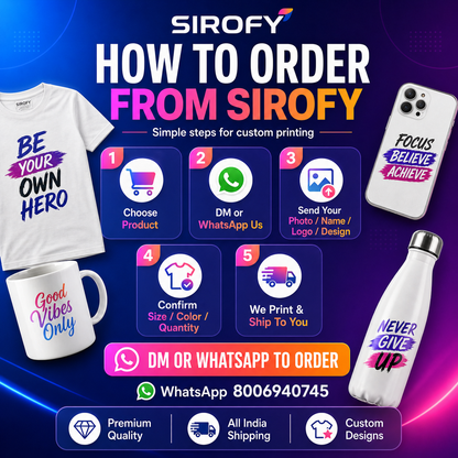 Print custom design on any product