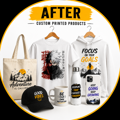 Print custom design on any product